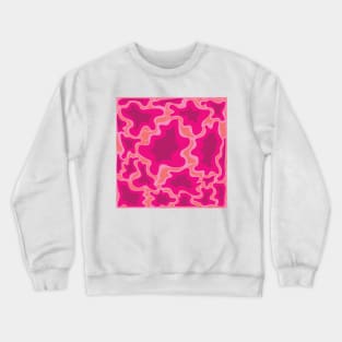 Hot Pink Amoeba With Beautiful Pink Color Crewneck Sweatshirt